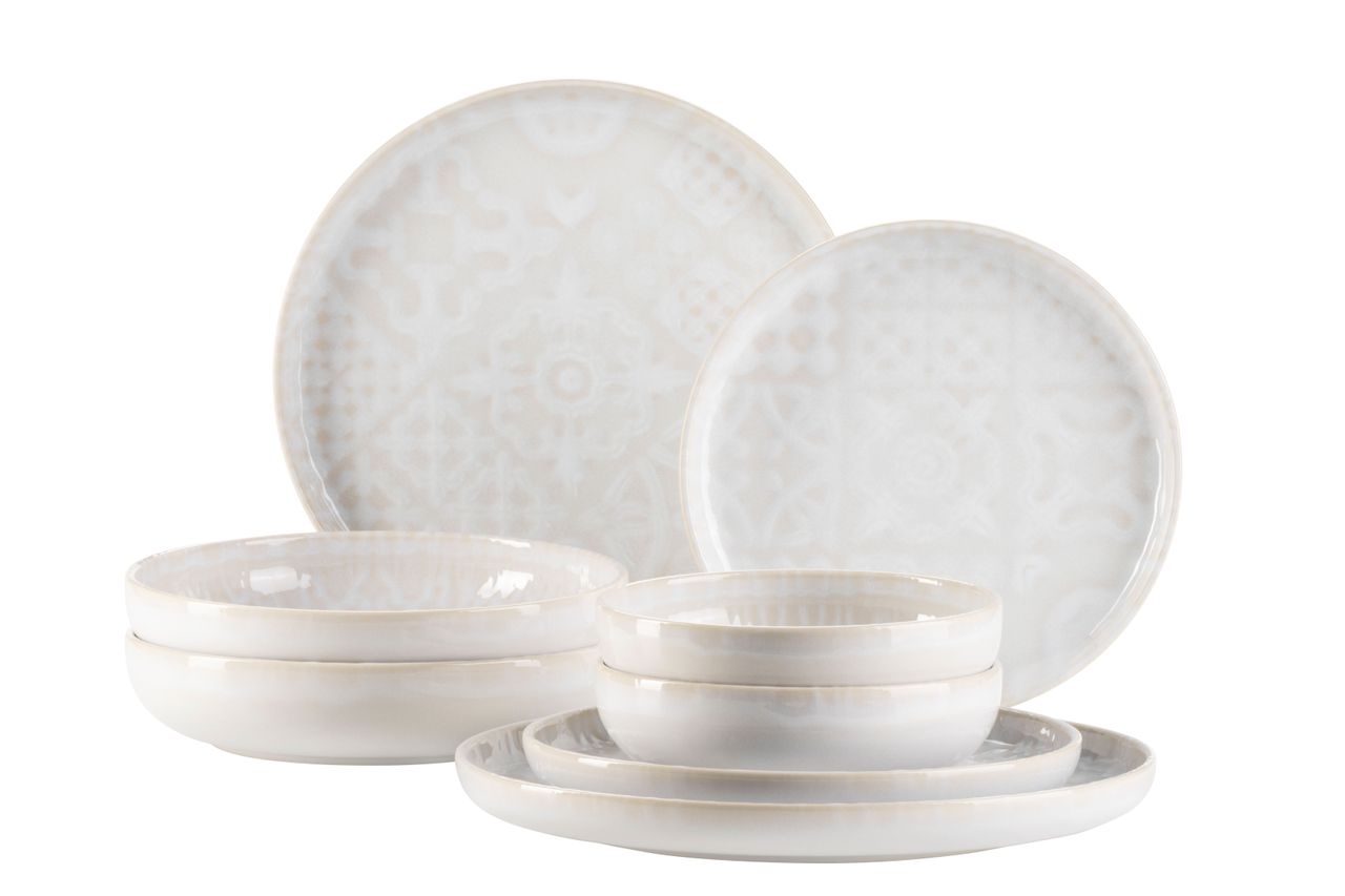 Mäser Serie Traditional Tiles, Kombiservice 8 teilig für 2 Personen