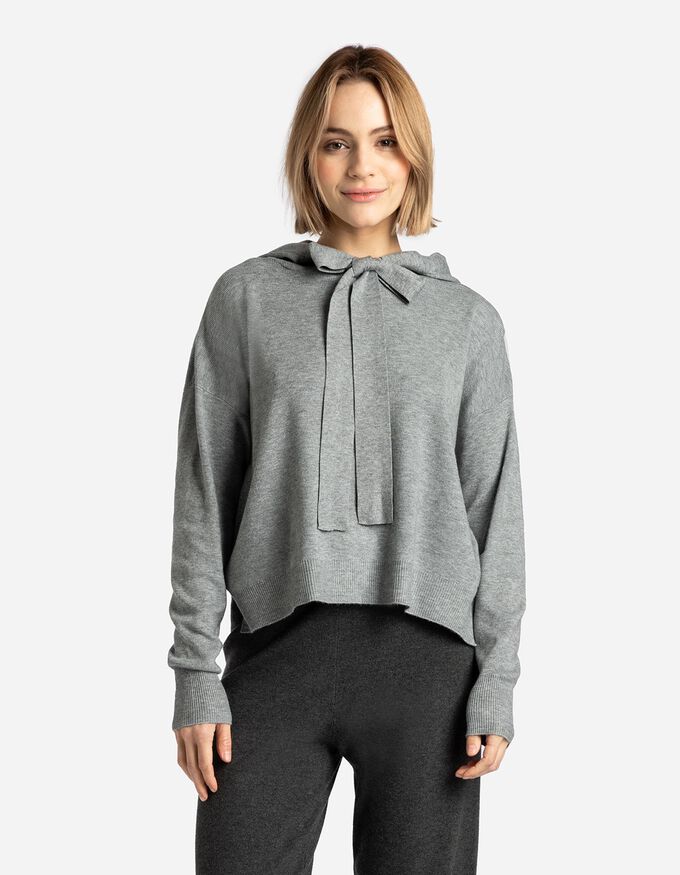 Hoodie - Viskose-Mix