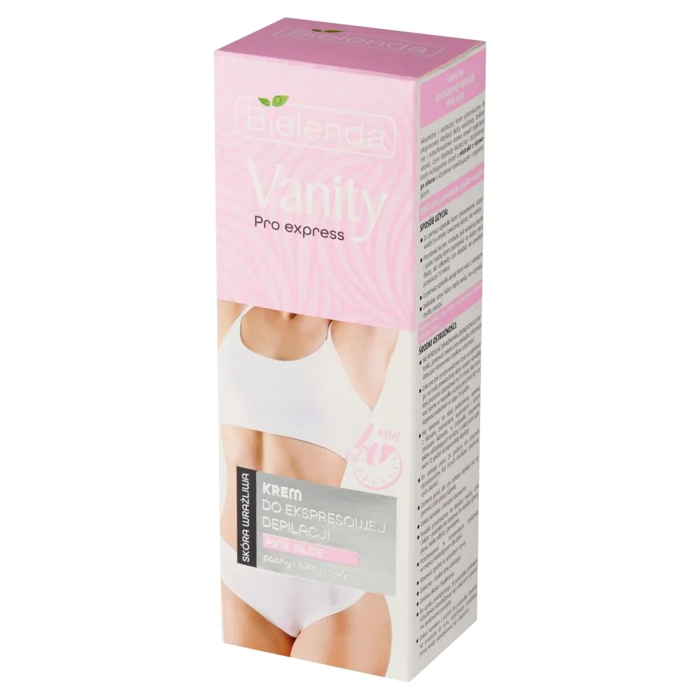 Bielenda Vanity Pro Express Κρέμα αποτρίχωσης για ευαίσθητο δέρμα με ροζ αλόη