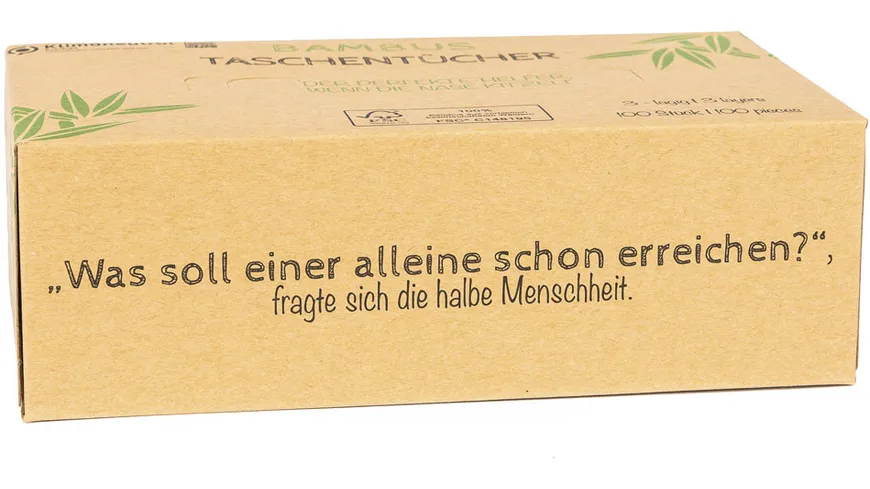 pandoo Bambus-Taschentücher