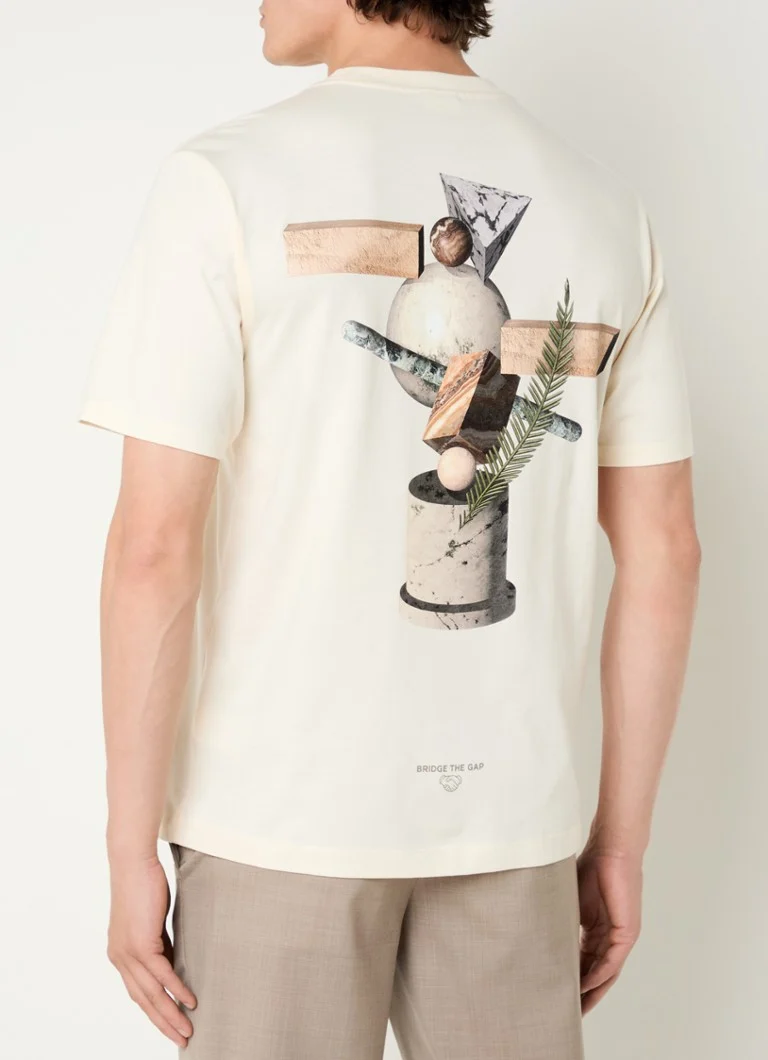 Filling Pieces Balance T-shirt with logo and back print