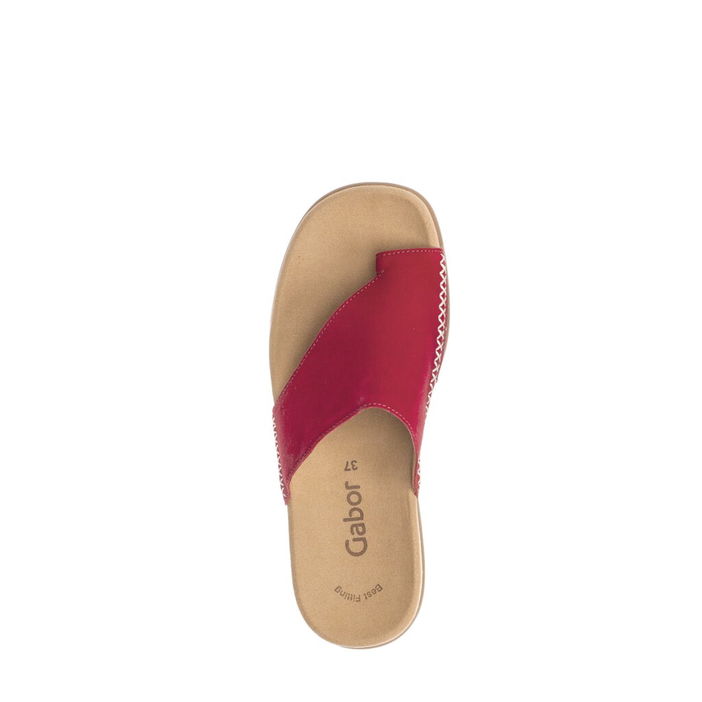 Gabor fashion Zehentrenner rot