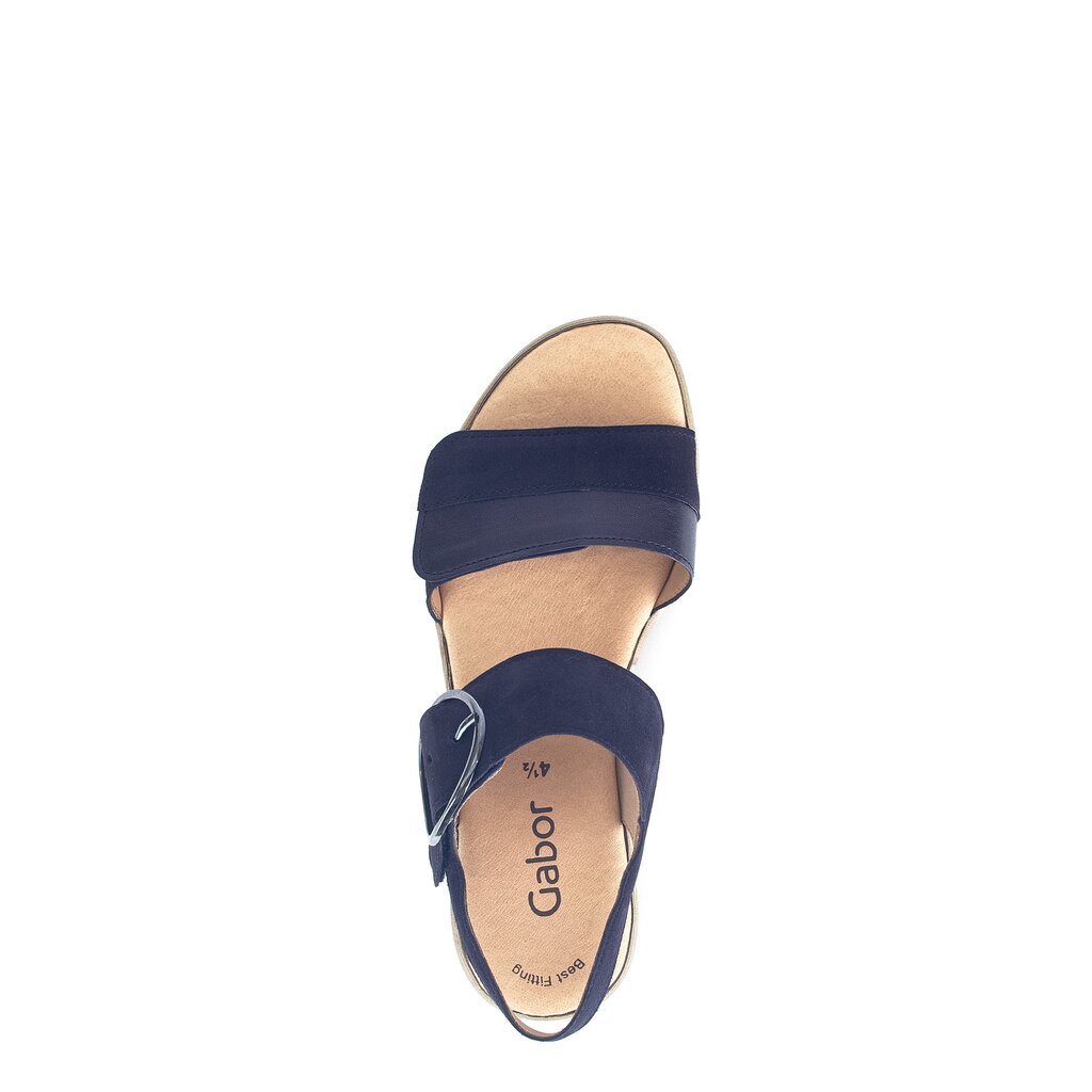 Gabor fashion Plateau Sandale blau