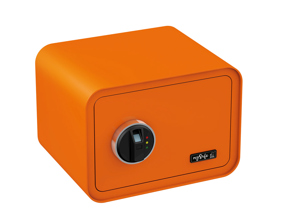 Basi mySafe 350 FP mit Fingerabdruckscanner, Orange
