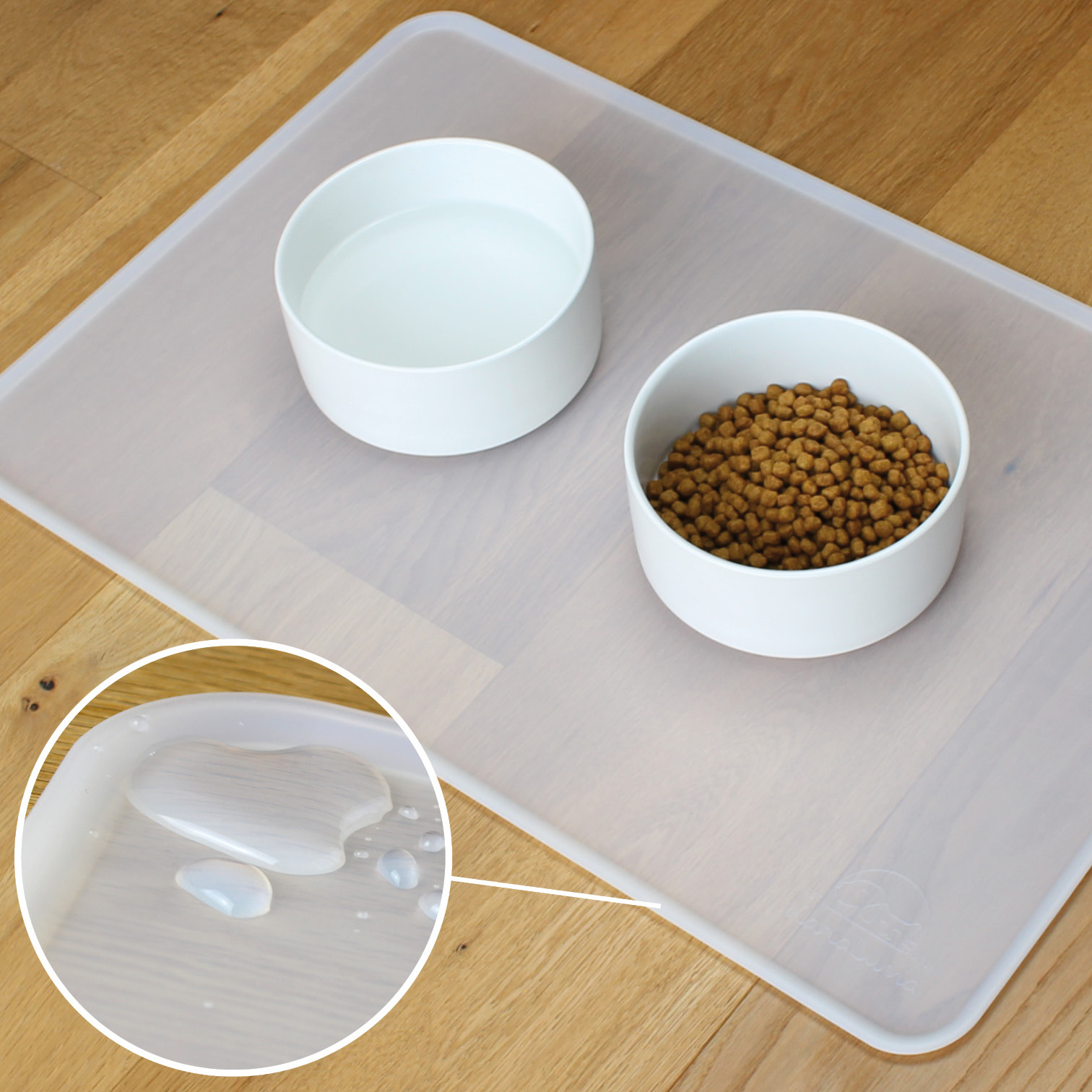 KaraLuna Futternäpfe KaraLuna Basic Napfunterlage 60x40 cm transparent L