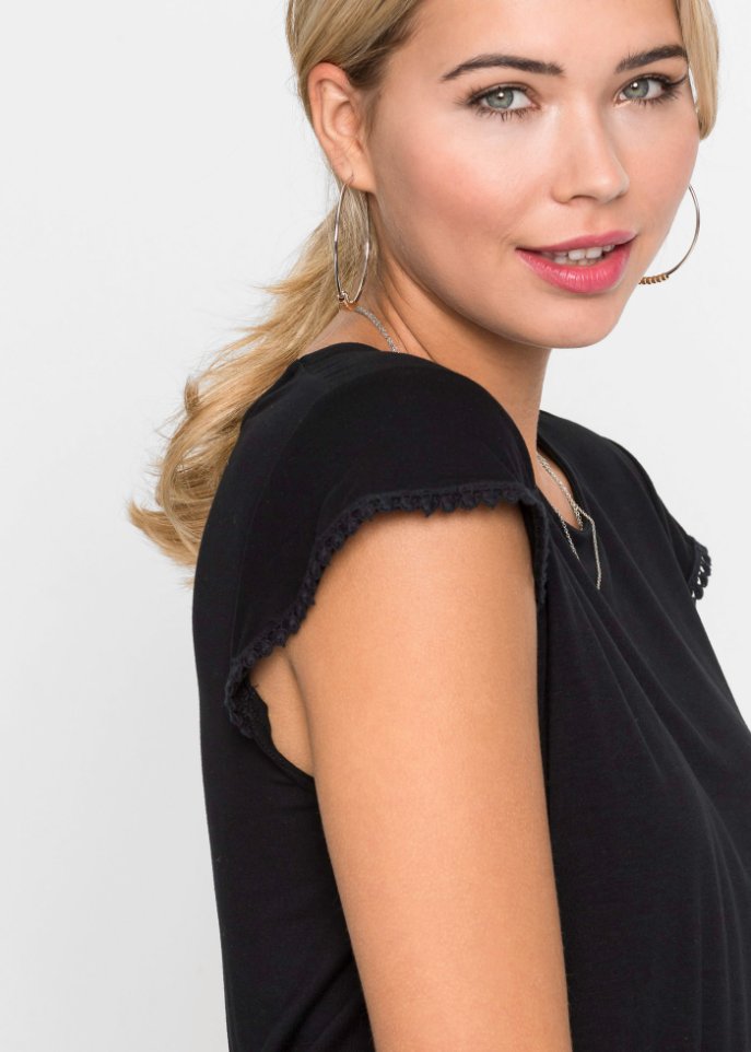 Midi-Jerseykleid aus nachhaltiger Viskose