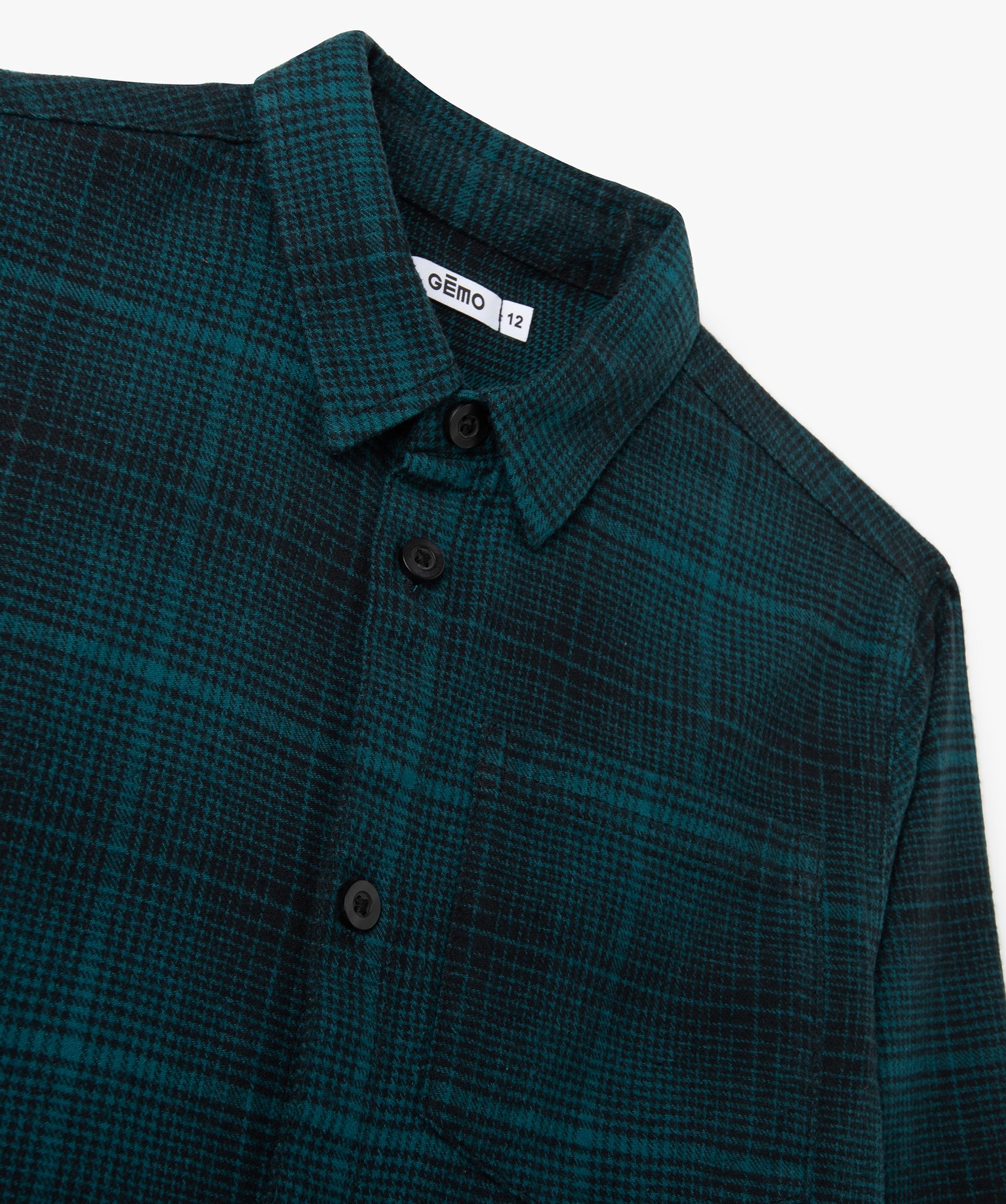 Chemise Garçon en flanelle à carreaux carreaux | GEMO