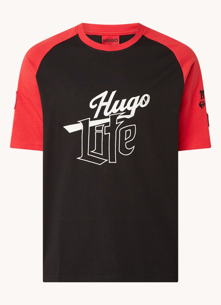 Tricou HUGO BOSS Dilife cu logo imprimat