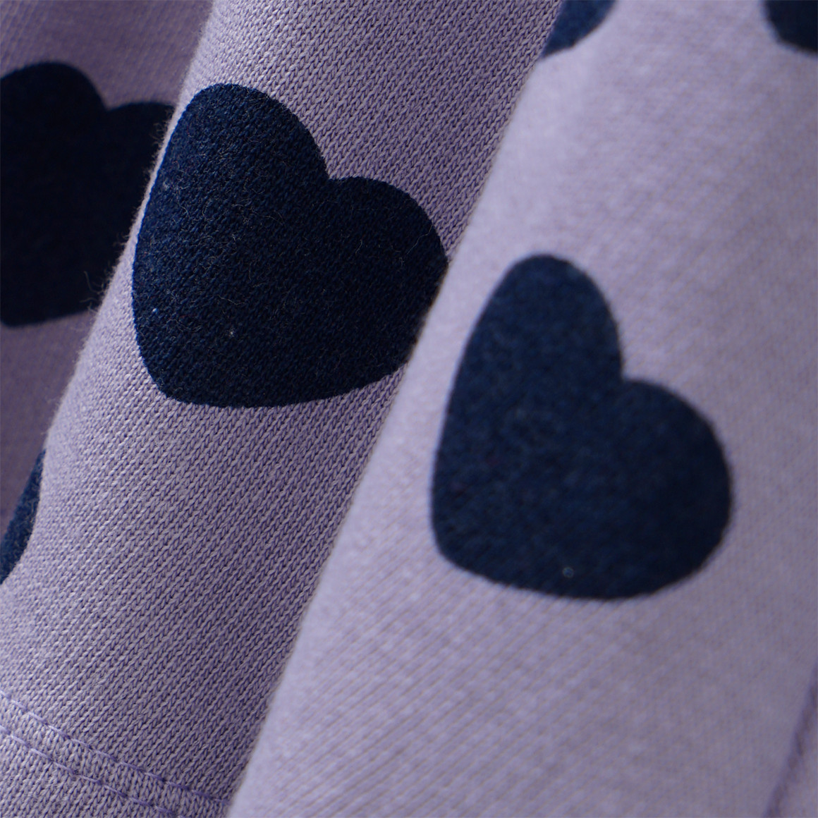 Mädchen Sweatkleid mit Herz-Print