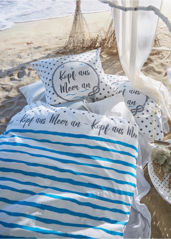 Bettwäsche mit maritimen Design