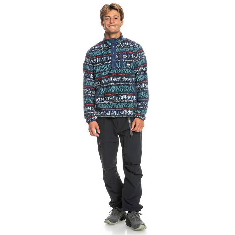Quiksilver NO DESTINATION 2 HALF SNAP Fleecepullover Herren