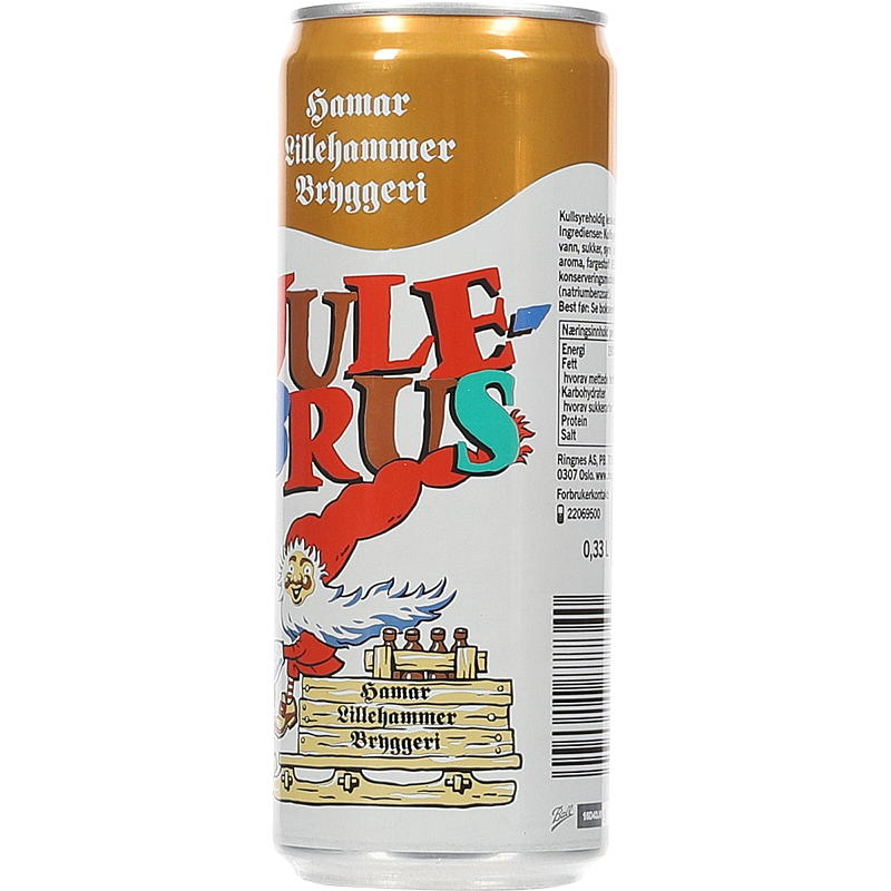 Julebrus 0,33 l sleek Hamar