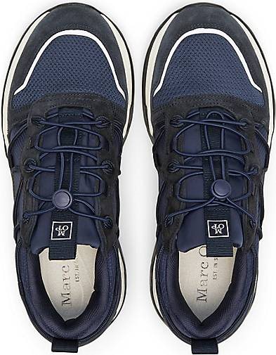 Marc O'Polo Sneaker aus abwechslungsreichem Material-Mix