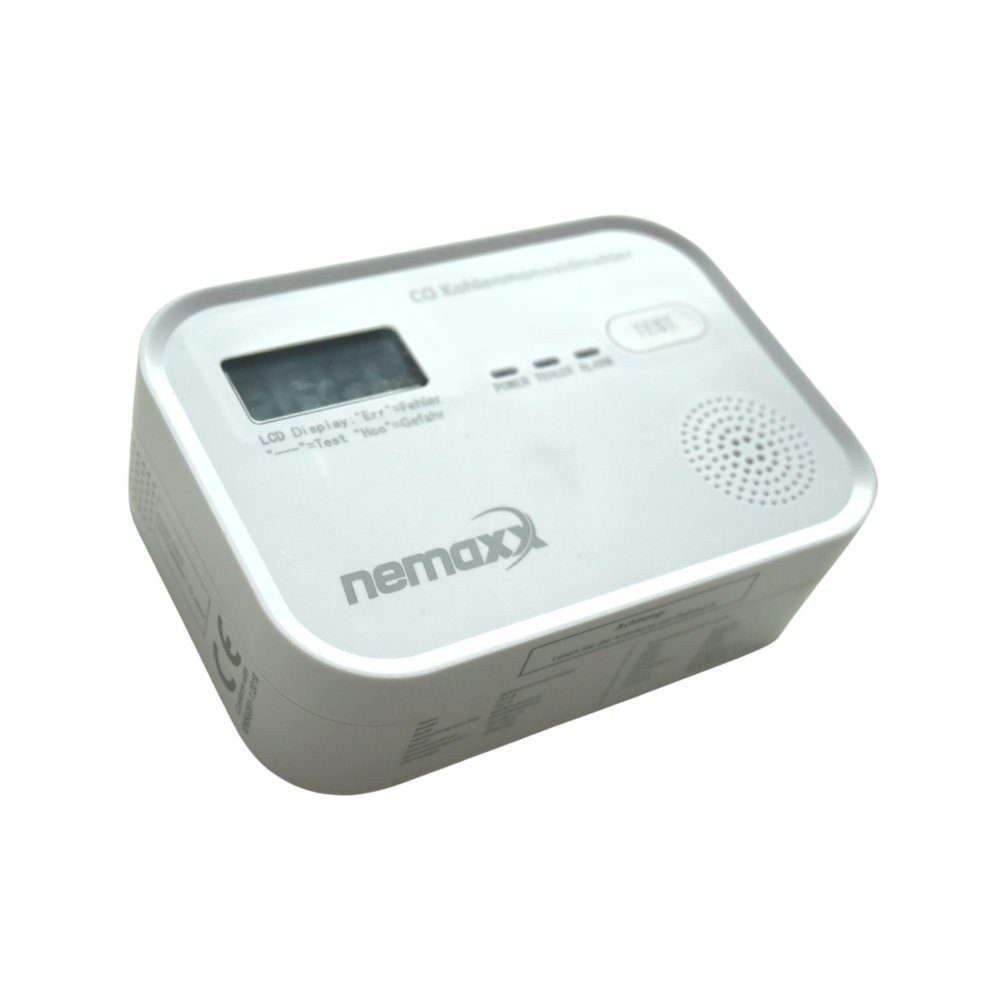 NEMAXX Kohlenmonoxid Gasmelder Gaswarner nach DIN EN50291 Nemaxx CM18 Rauchmelder