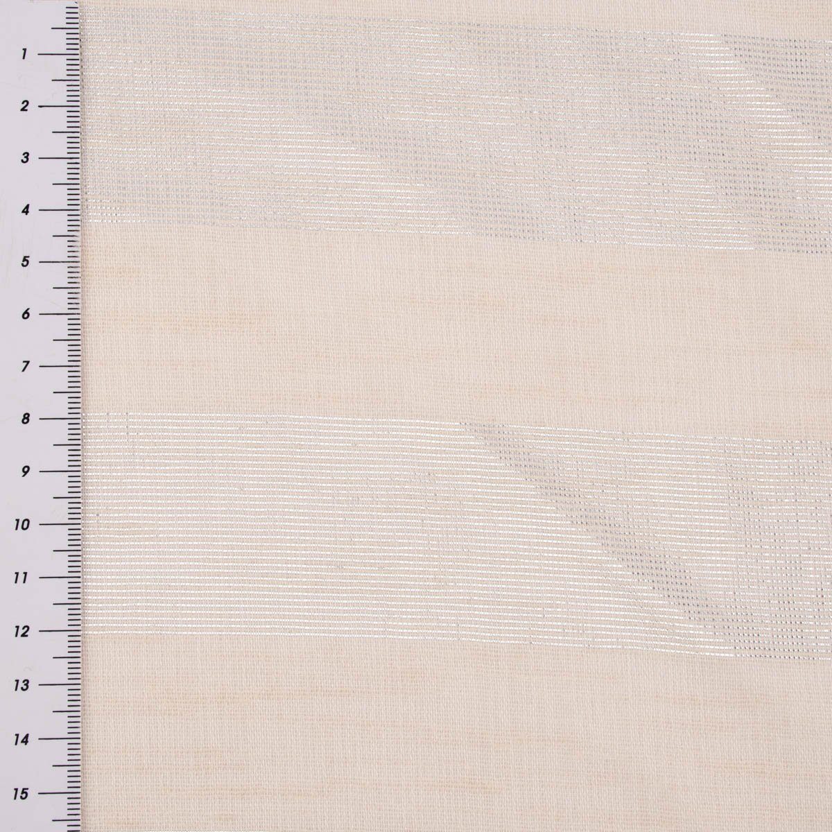 Meterware Rasch Textil Stores Shine Längsstreifen Leinenstruktur linen natur 30, halbtransparent, Kunstfaser, überbreit