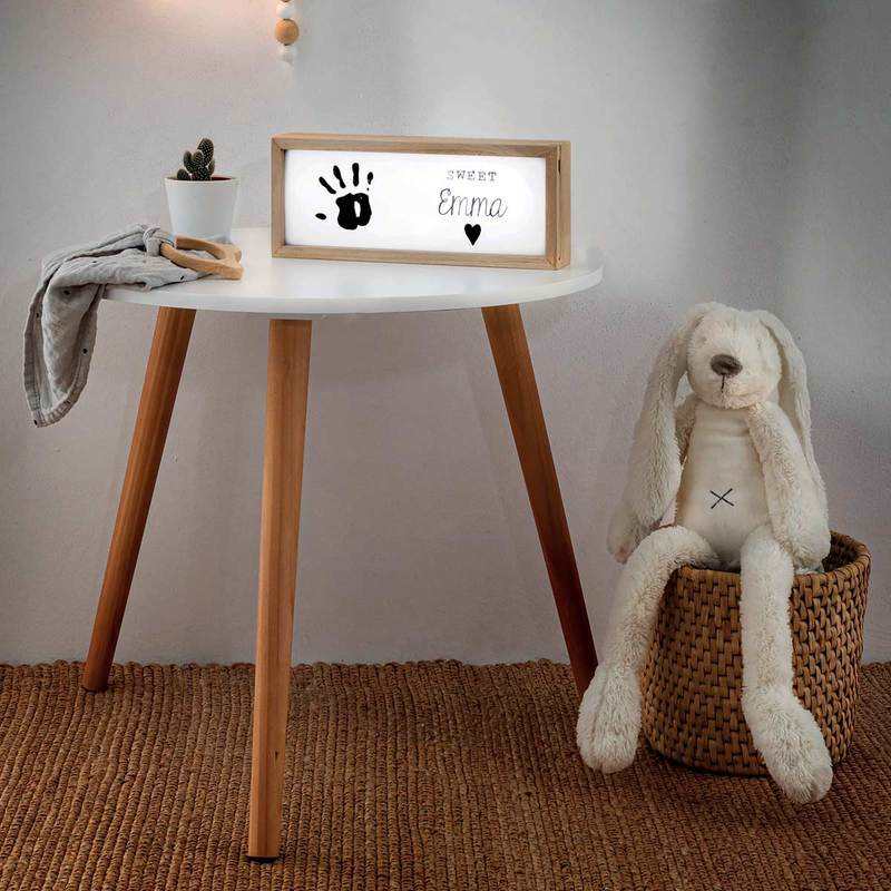 Box lumineuse avec empreinte Light box Baby Art
