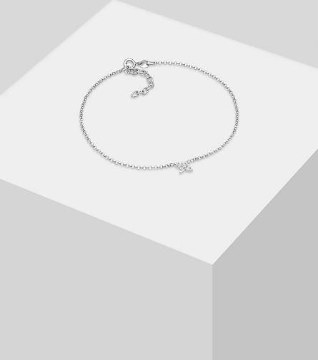 Elli Fußschmuck Kinder Schmetterling Zirkonia Hübsch 925 Silber