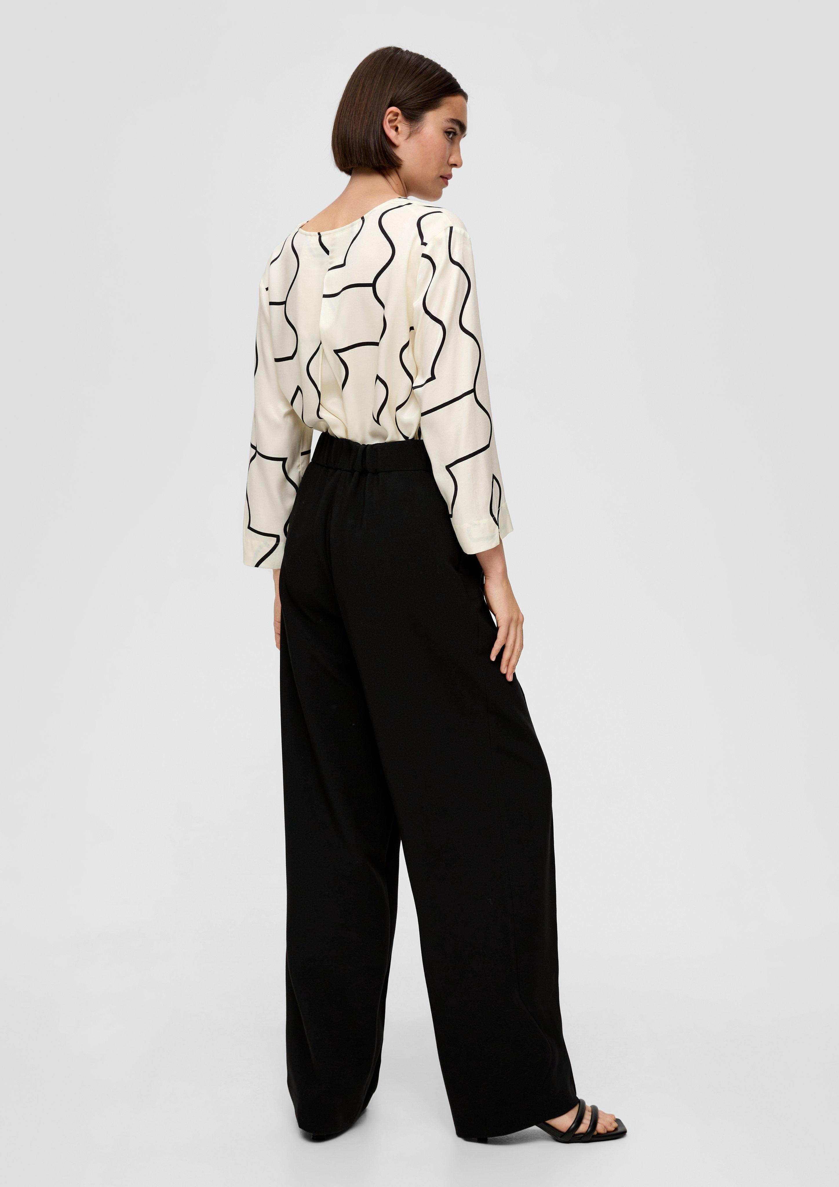 Regular: Stoffhose mit Ziernaht  2136085-9999