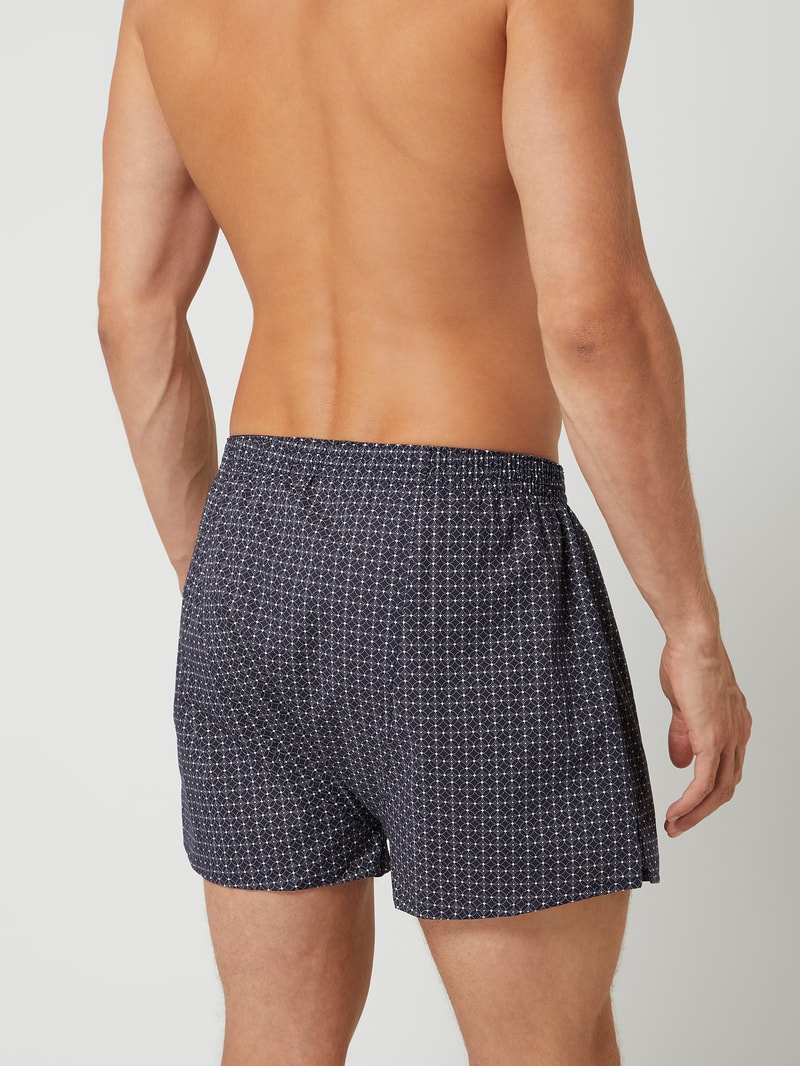 Boxershorts aus Baumwolle im 3er-Pack in dunkelblau