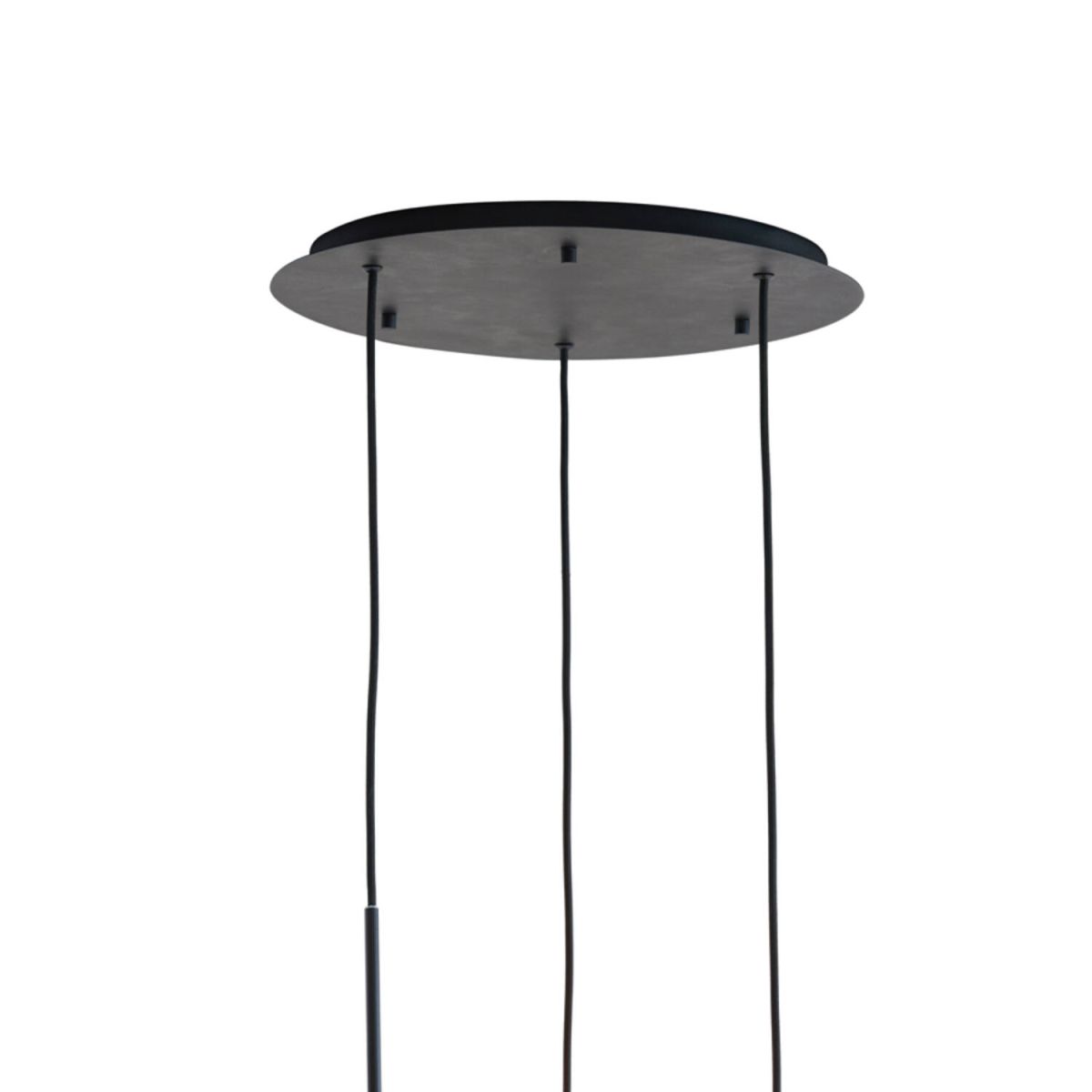 Trendhopper 3-flg Hängeleuchte Meya Rauchglas