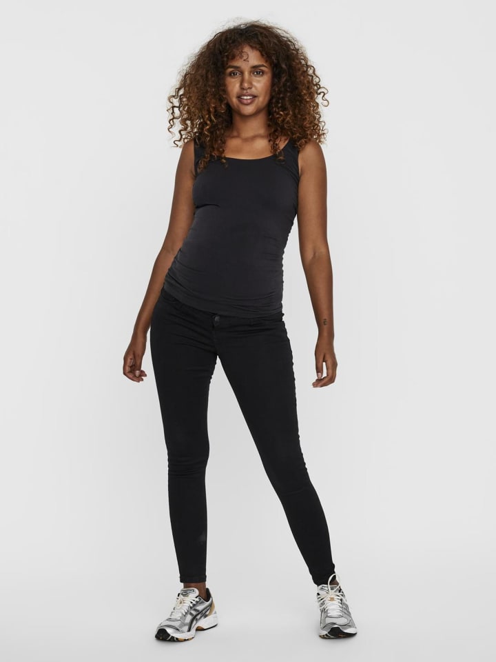 Vero Moda Umstandsjeans mit Skinny Fit in Black günstig kaufen XS