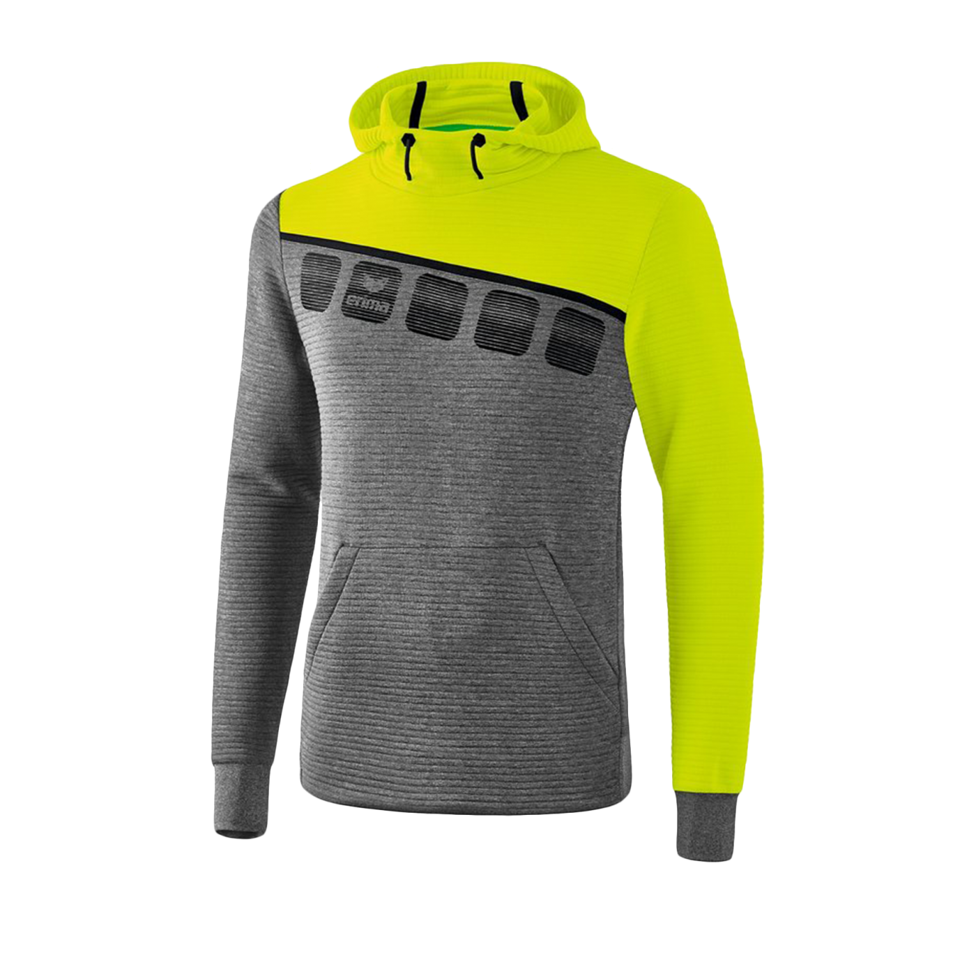 Erima 5-C Kapuzensweat Grau Grün