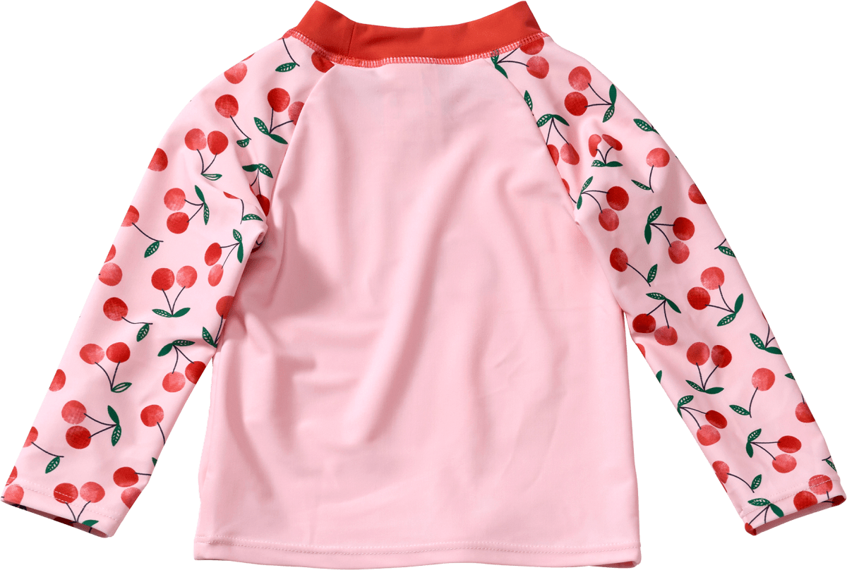 UV Shirt mit Kirsch-Muster, rosa, Gr. 98/104, 1 St