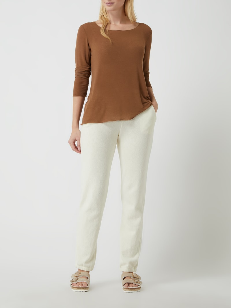 Sweathose mit Viskose-Anteil in offwhite