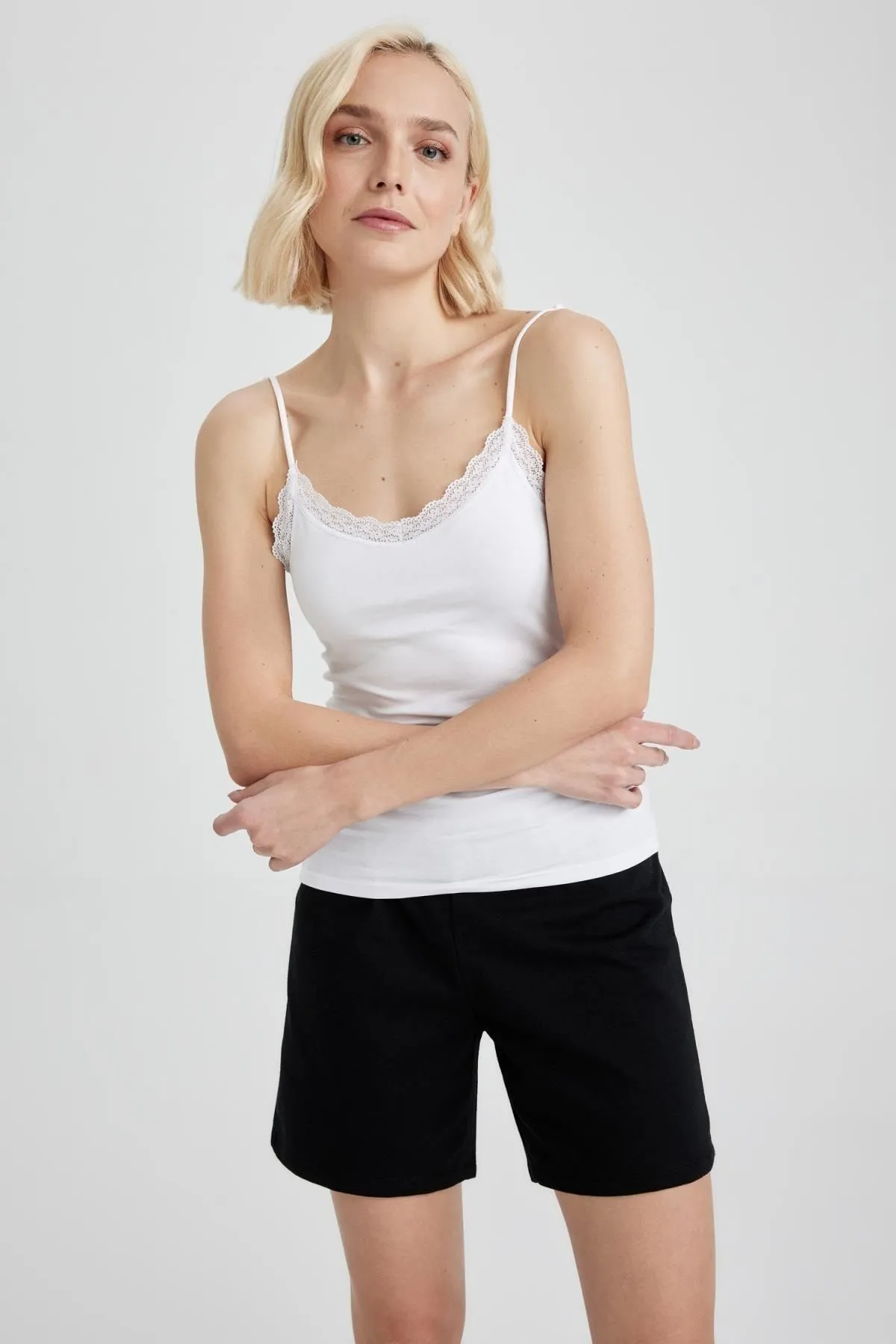 DeFacto  Tanktop „Fall In Love“ aus Baumwolle in normaler Passform Y5360az23sp