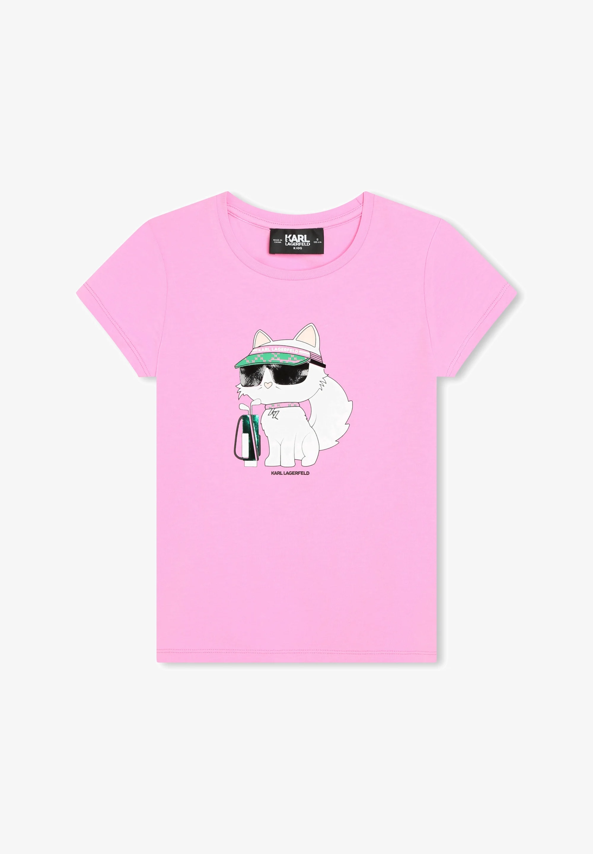 Camiseta infantil con estampado de KARL LAGERFELD