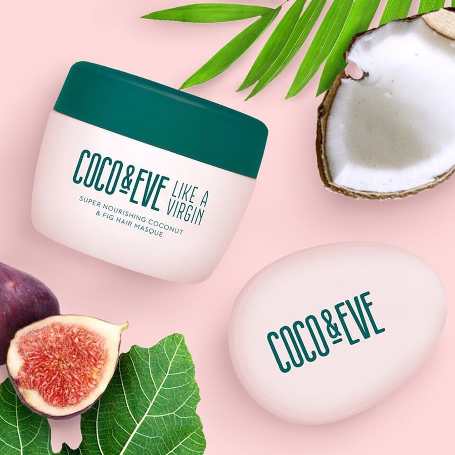 Like A Virgin Super Nourishing Coconut & Fig Hair Masque PLUS Tangle Tamer Brush