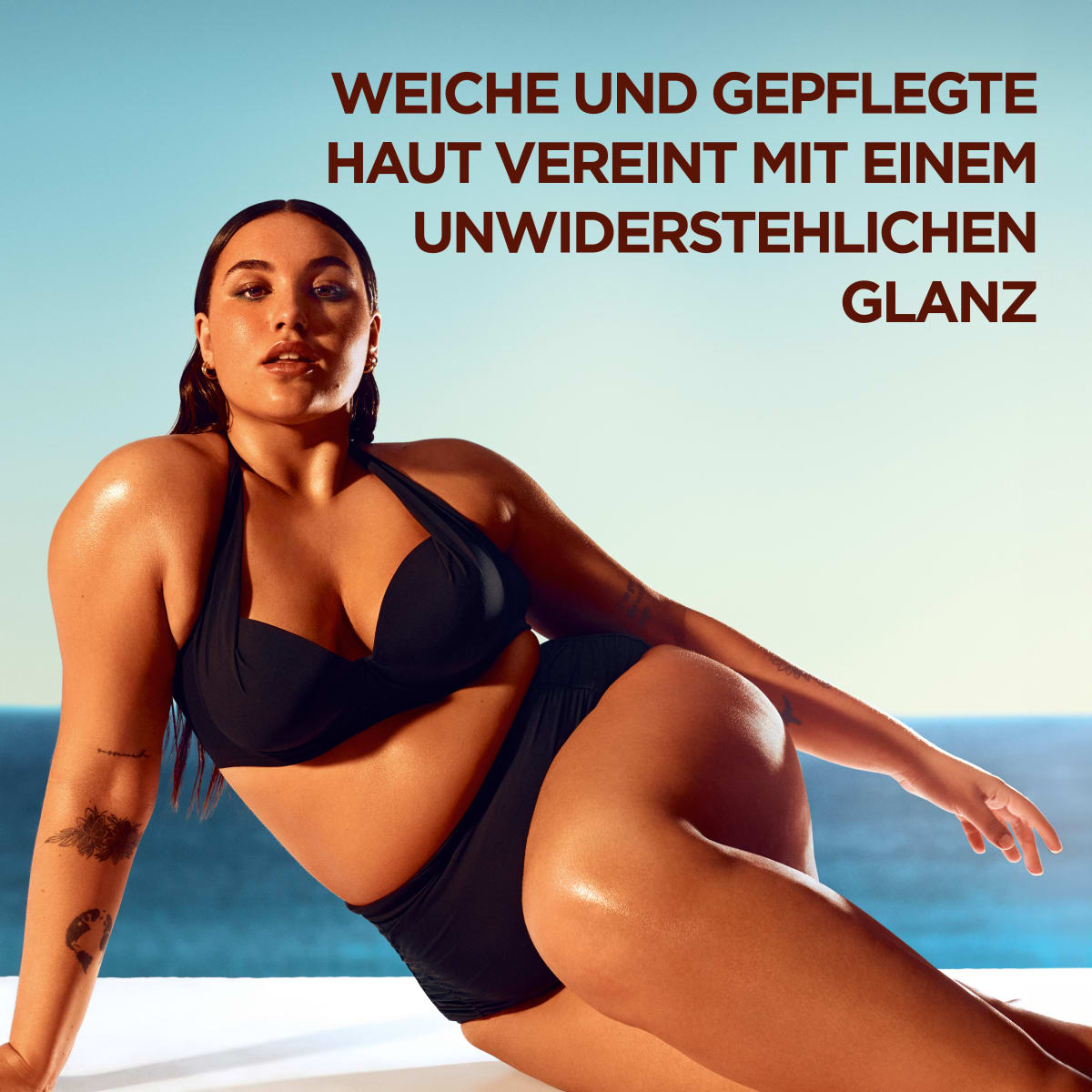 Bräunungsöl ideal bronze mit Kokosöl, 200 ml