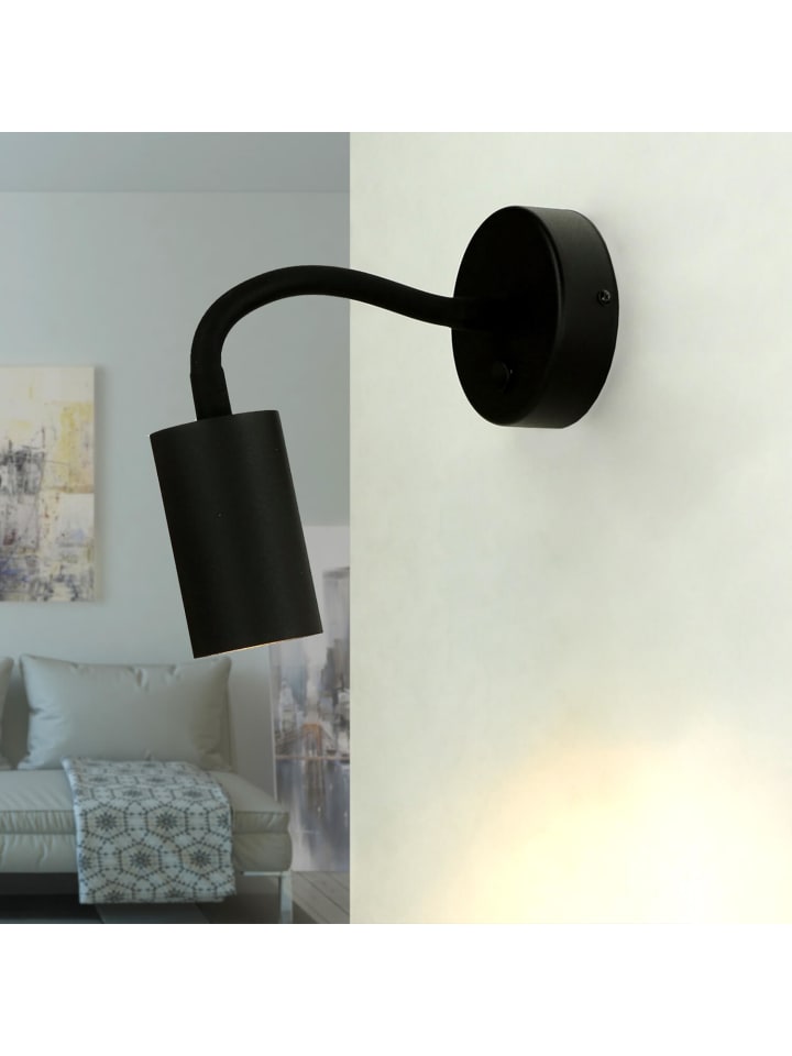 Licht-Erlebnisse Wandlampe in Schwarz günstig kaufen onesize