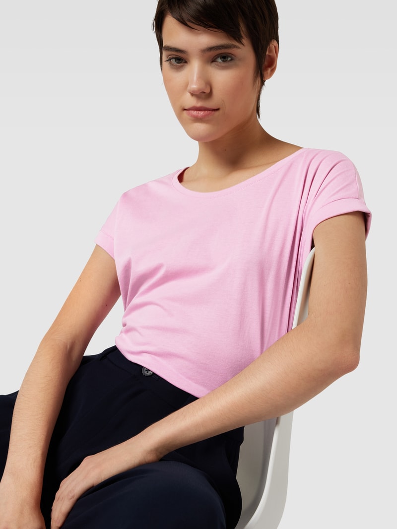T-Shirt mit Rundhalsausschnitt Modell 'DREAMERS PURE' in rosé