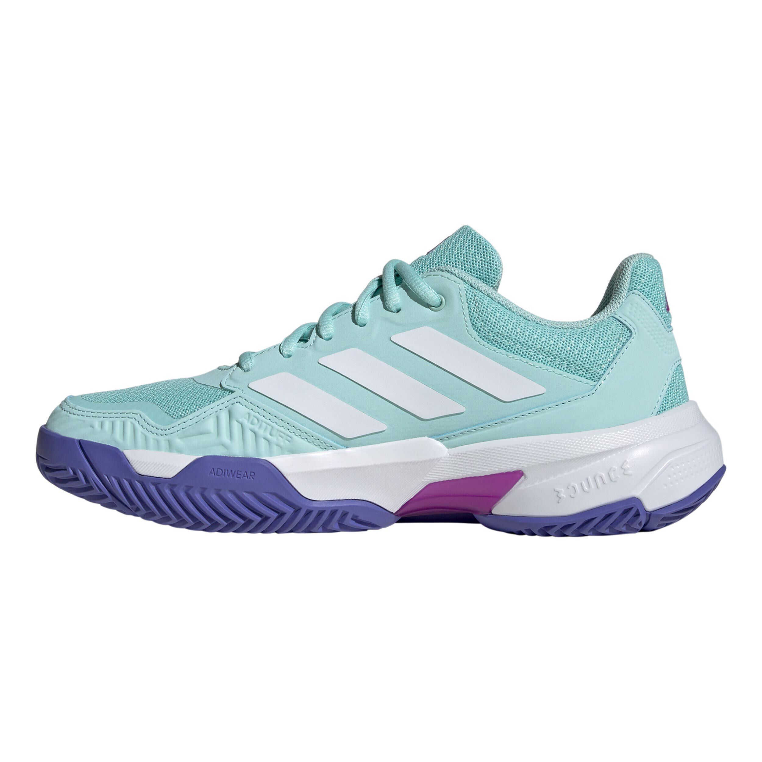 Courtjam Control 3 Allcourtschuh Damen - Mint, Weiß