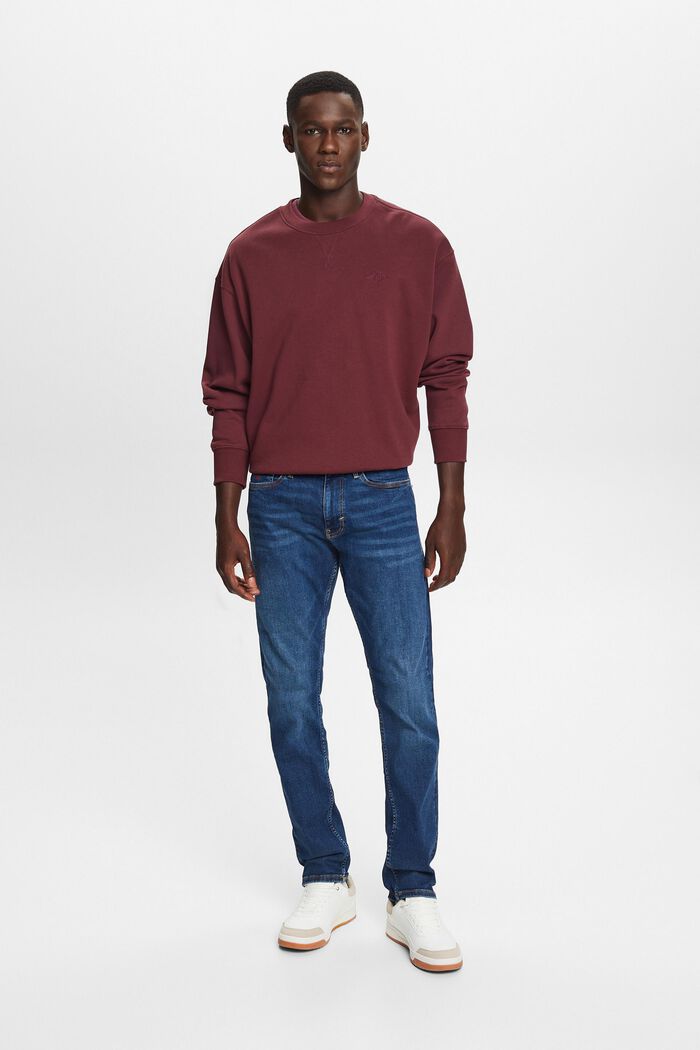 Schmale Jeans mit mittlerer Bundhöhe