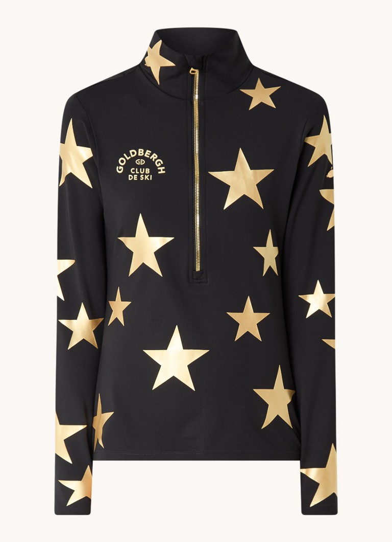 Goldbergh Galactique ski pullover with print and logo