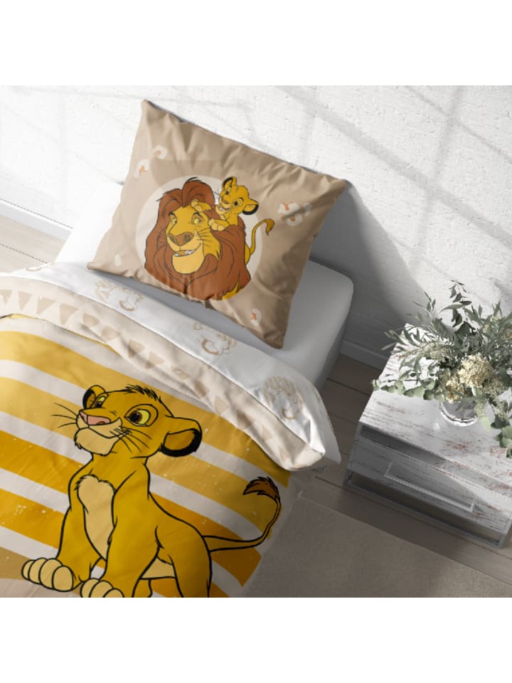 Disney König der Löwen Bettwäsche-Set Biber/Flanell 