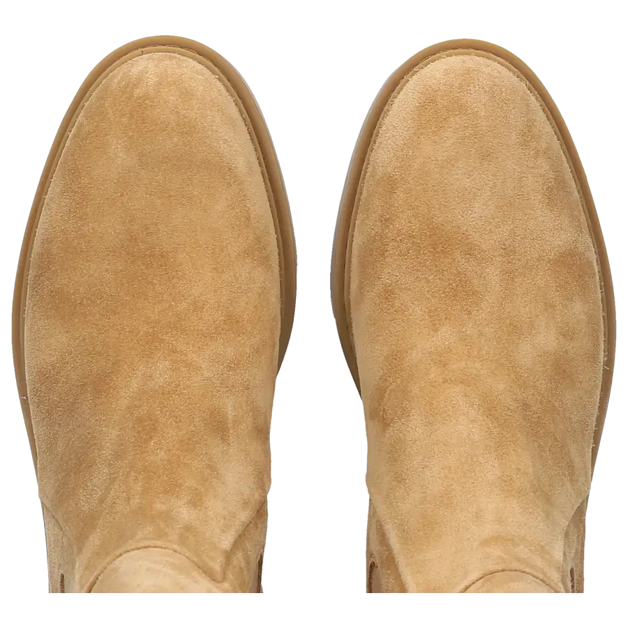 Santoni - Chelsea Boots 59783 Veloursleder - beige