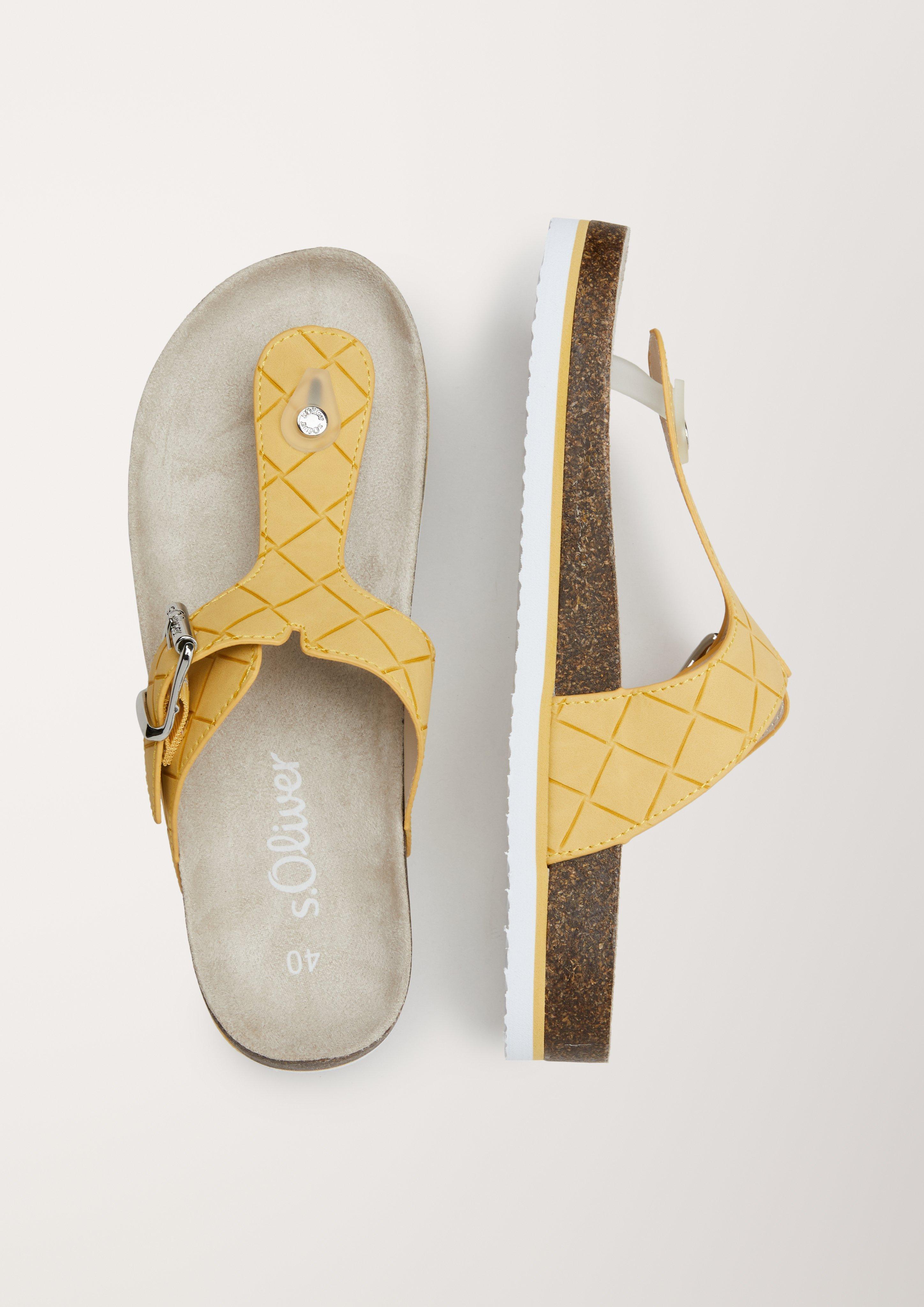 Sandalen in Lackleder-Optik  6005693-619