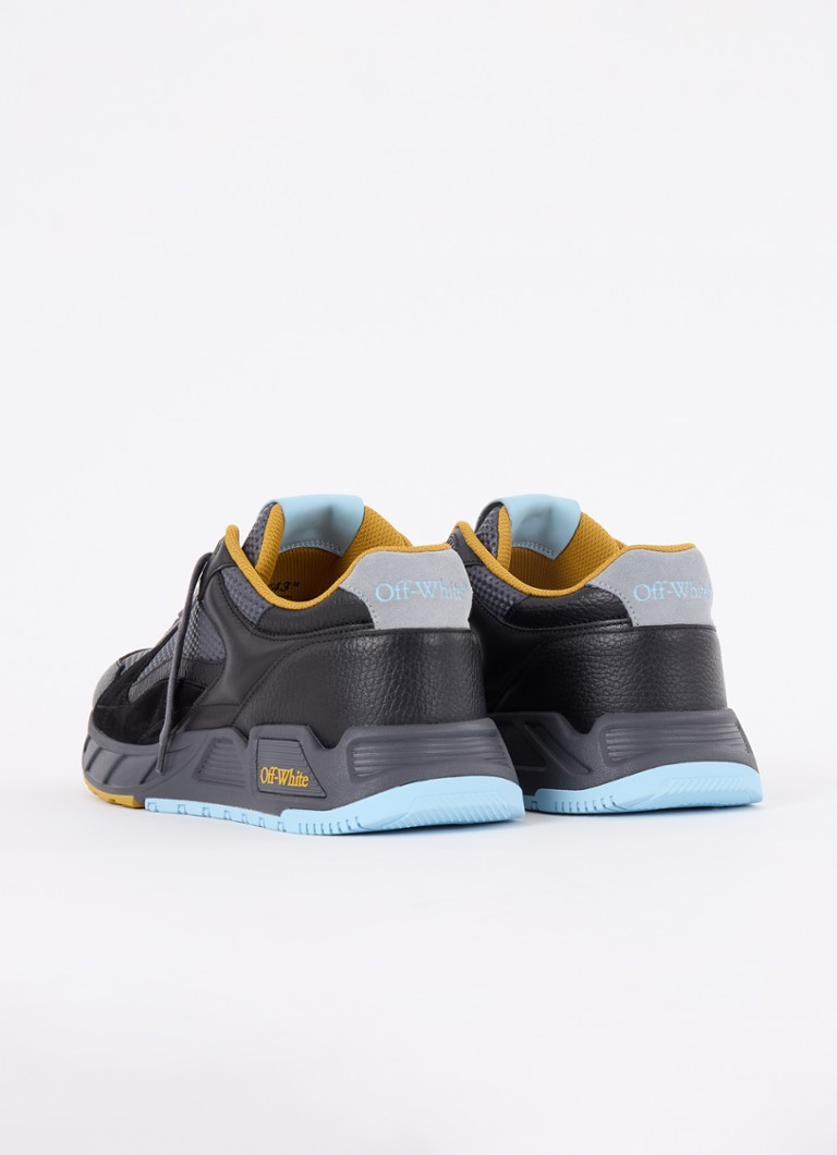 Off-White Kick Off leather sneaker with suede details