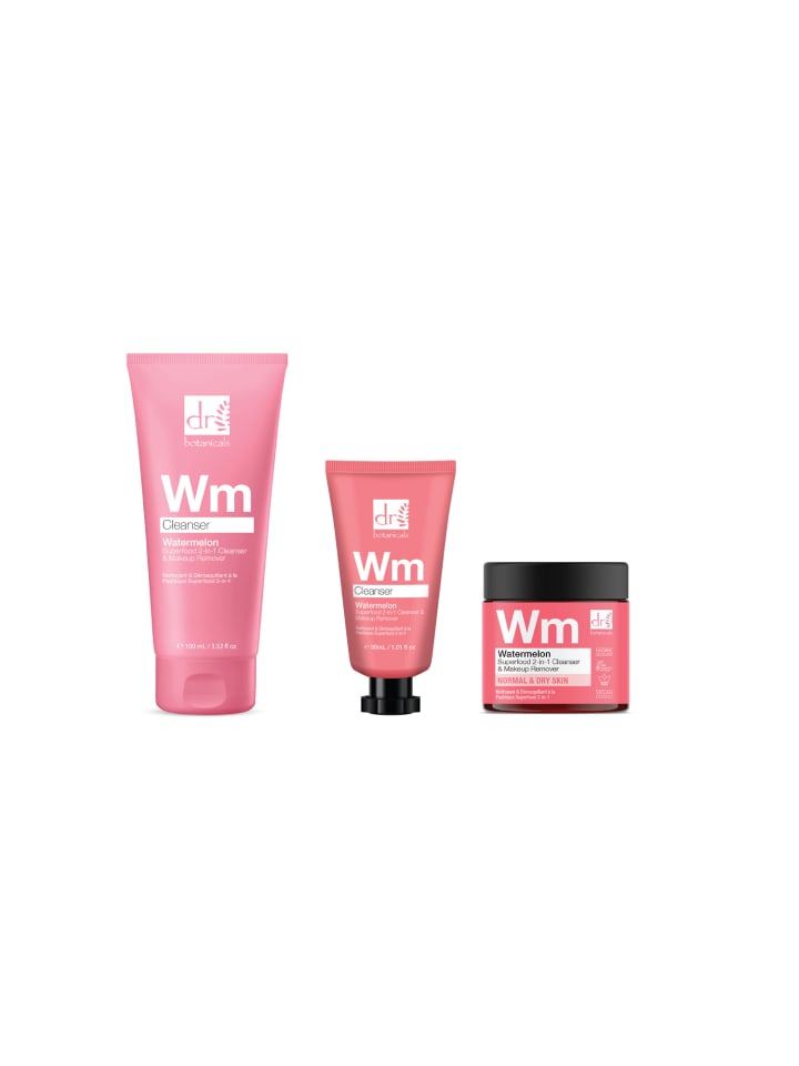Dr Botanicals Wassermelone 2-in-1 Reinigungs-Set – Superfood Pflege 60ml   100ml günstig kaufen onesize