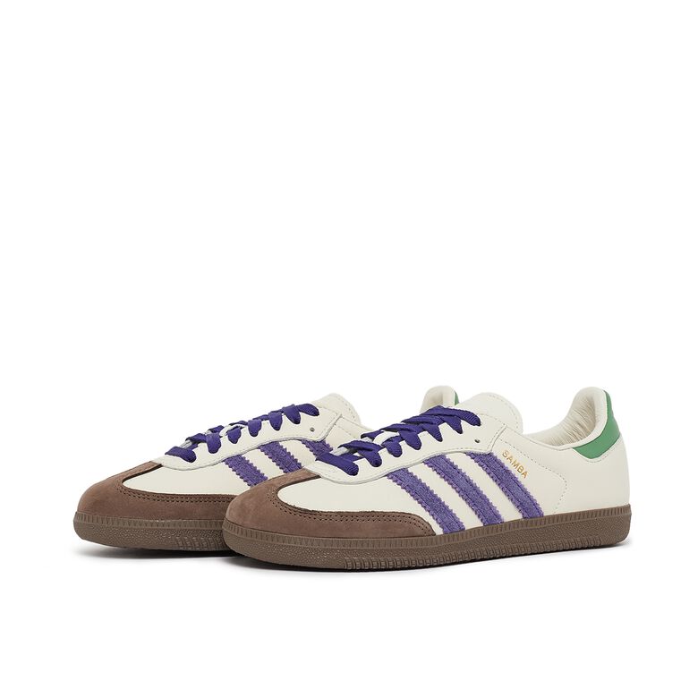 adidas Originals Wmns Samba OG off white/collegiate purple/preloved green