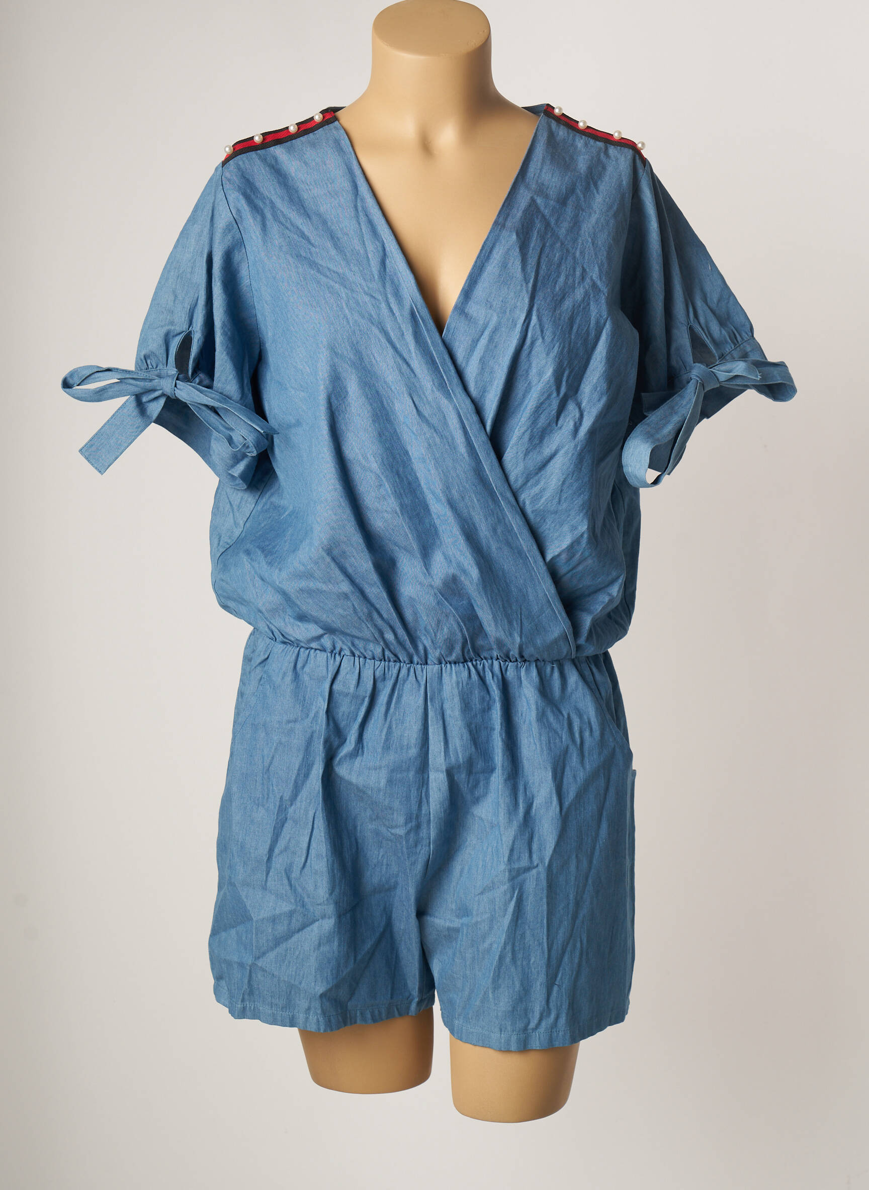 Lili Sidonio Combi Shorts Femme couleur bleu