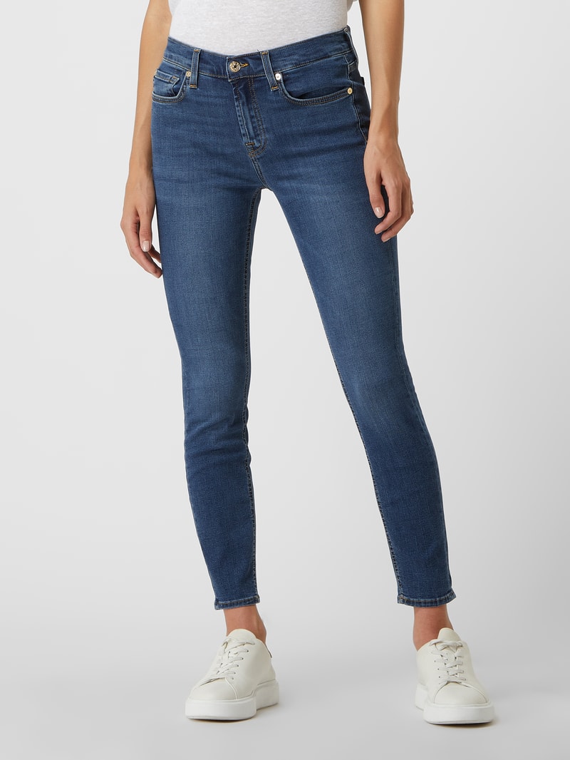 Super Skinny Fit Jeans mit Lyocell-Anteil in blau