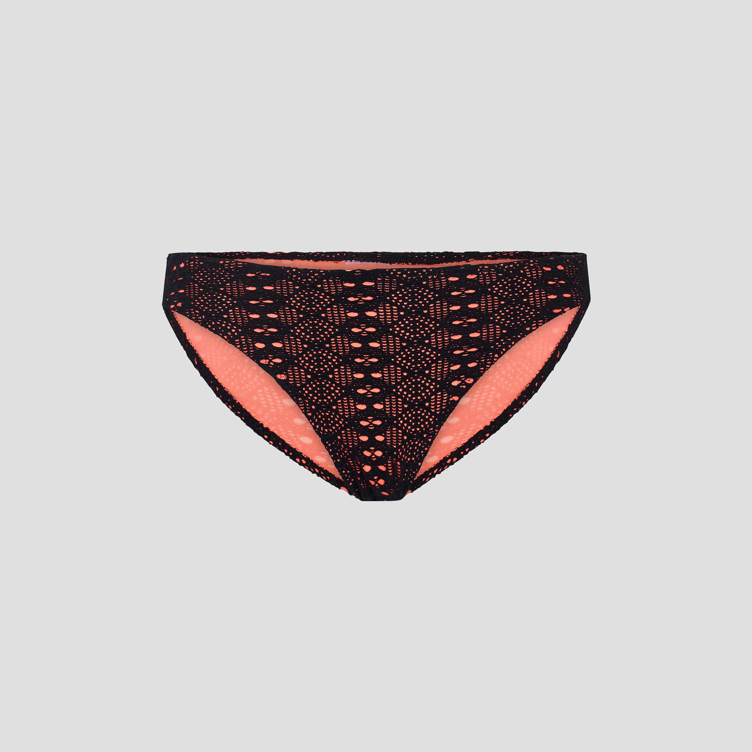 Bas de maillot de bain effet broderie noir femme | La Halle
