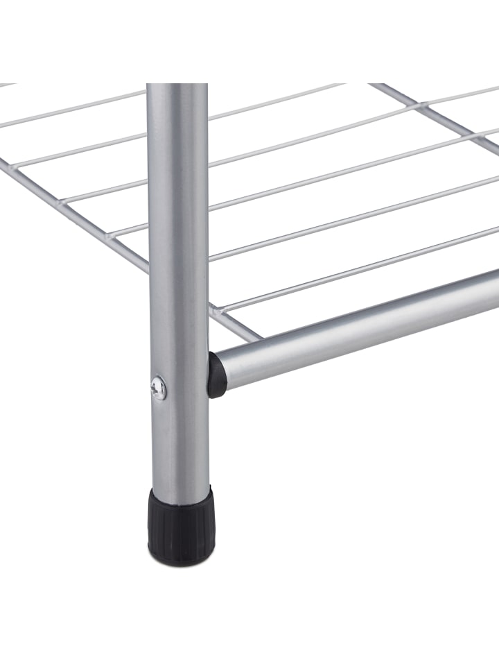 relaxdays Garderobe in Grau - (B)60 x (H)173 x (T)31 cm günstig kaufen onesize