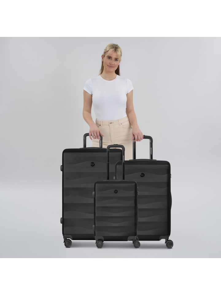 Smartbox Edition 03 4 Rollen Kofferset 3-teilig in black günstig kaufen onesize