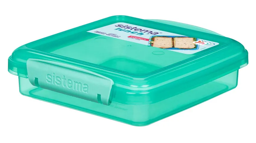 sistema Brotdose Sandwichbox 450ml Achtung: diesen Artikel gibt es in verschiedenen farblichen Ausführungen. Sie erhalten nur 1 Artikel (zufällige Auswahl im Lager). Eine Vorauswahl ist leider nicht möglich.