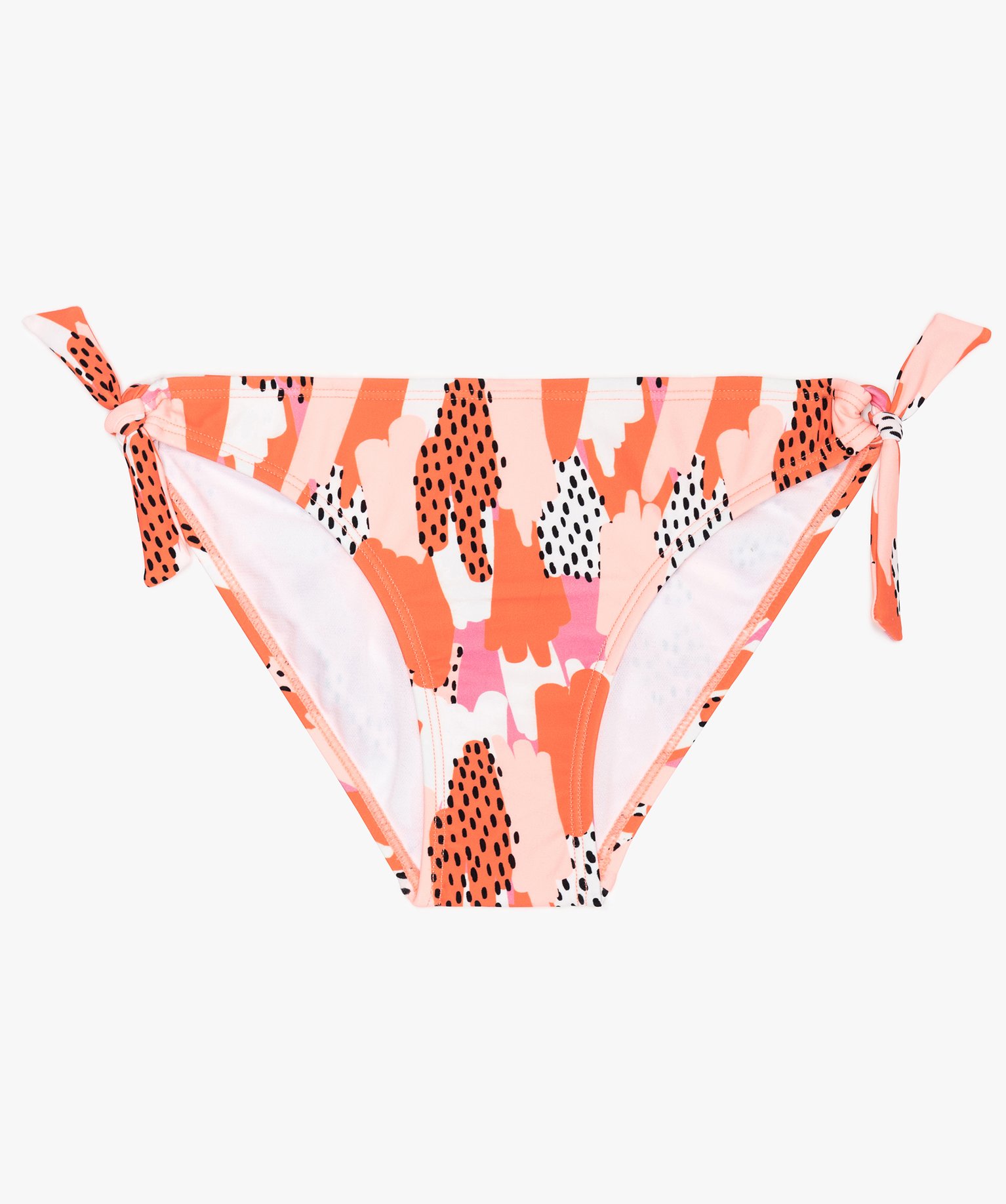 Bas de maillot de bain fille multicolore noué sur les ctés imprime | GEMO